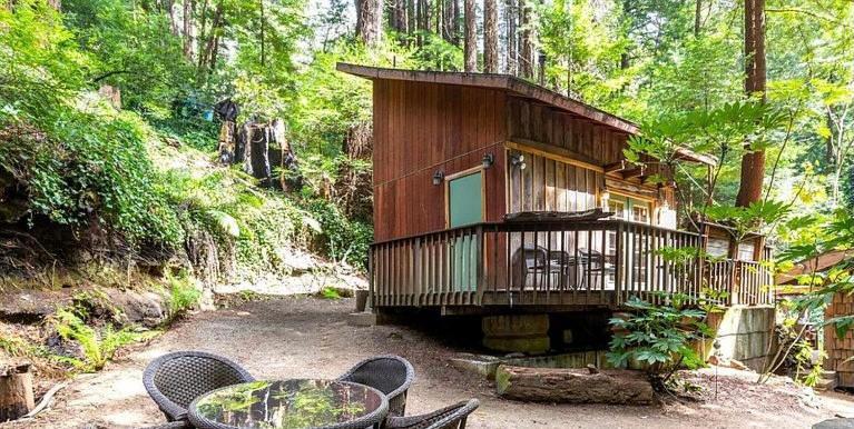 Lofted Studio Cabin In The Redwoods! Guest House Notleys Landing Luaran gambar